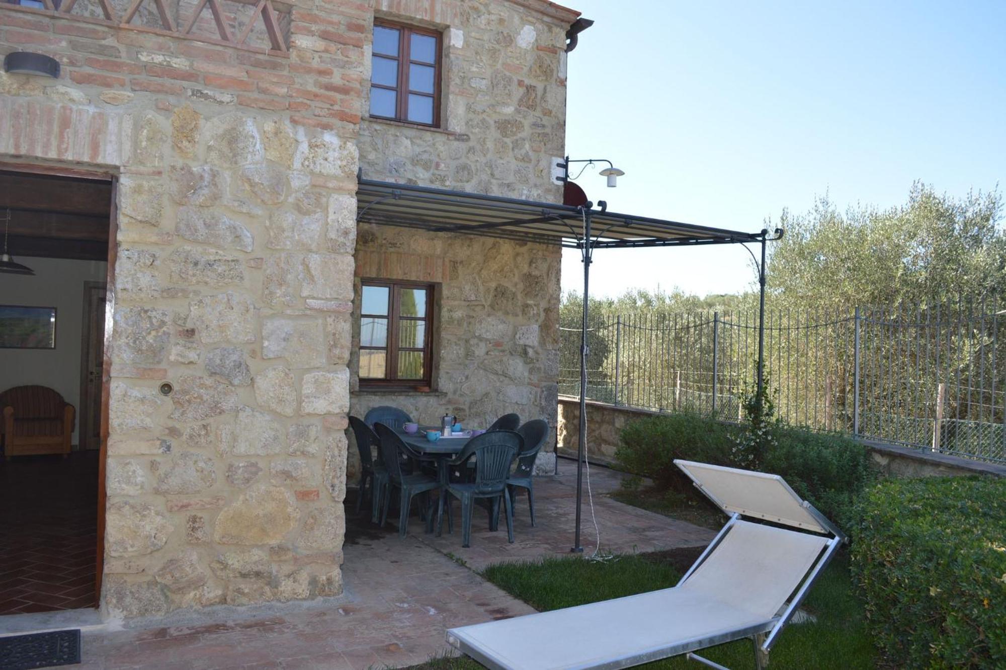 House With Private Garden In The Crete Senesi Villa Asciano Exterior foto