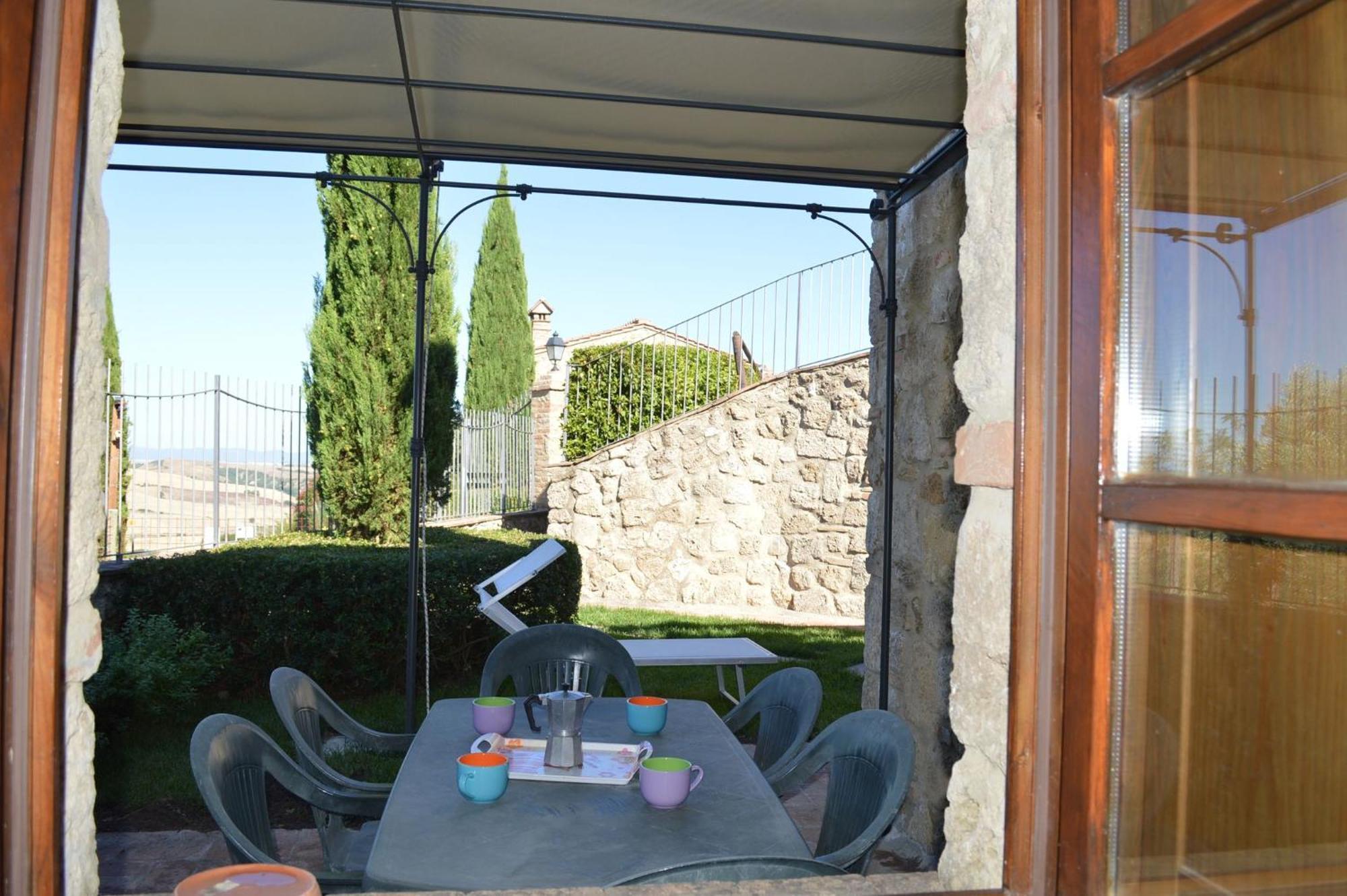 House With Private Garden In The Crete Senesi Villa Asciano Exterior foto